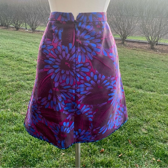 J. Crew Floral Jacquard Midnight Floral Mini Skirt - Picture 9 of 16